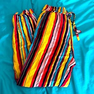 Rainbow Formal Capri Pants